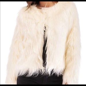 Faux fur jacket